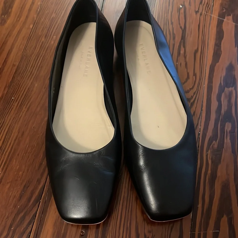 Everlane the 90s flat Square Toe Shoe 8.5 - Picture 4 of 11